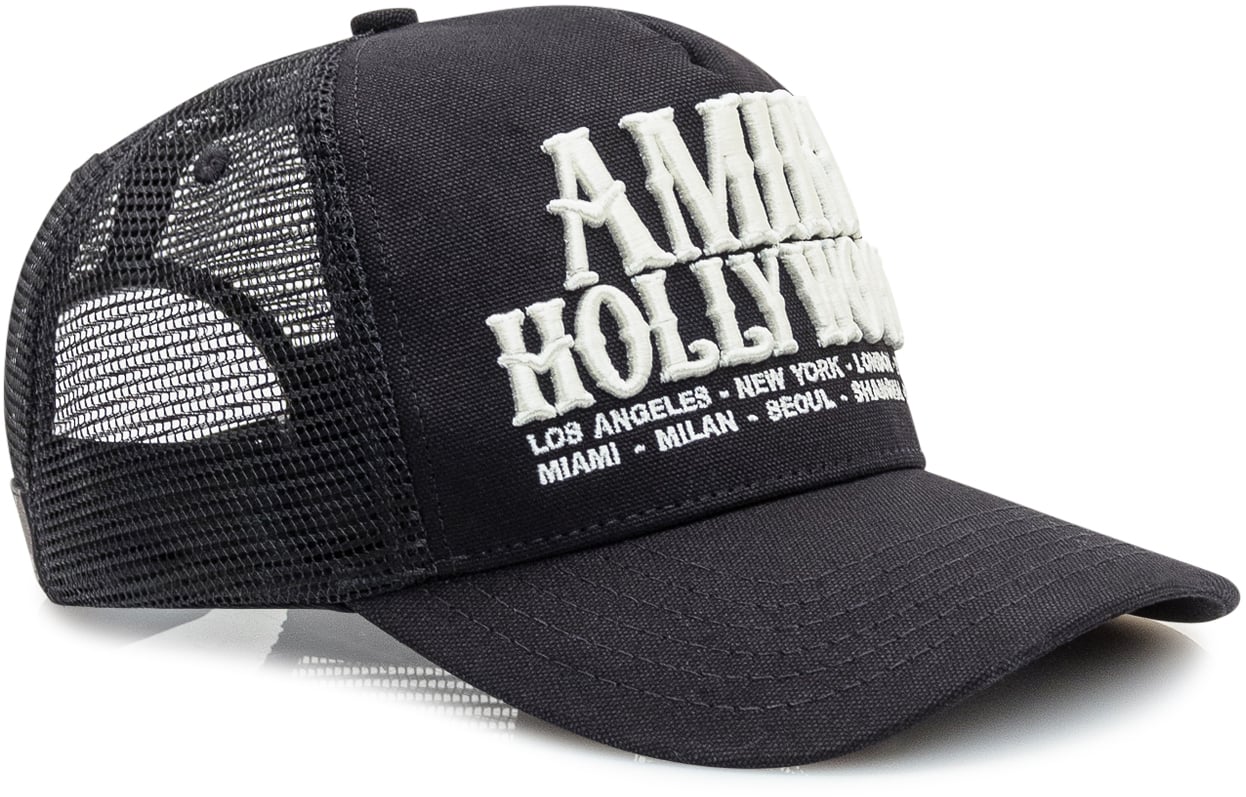 Amiri Cappellino Hollywood Trucker Zwart