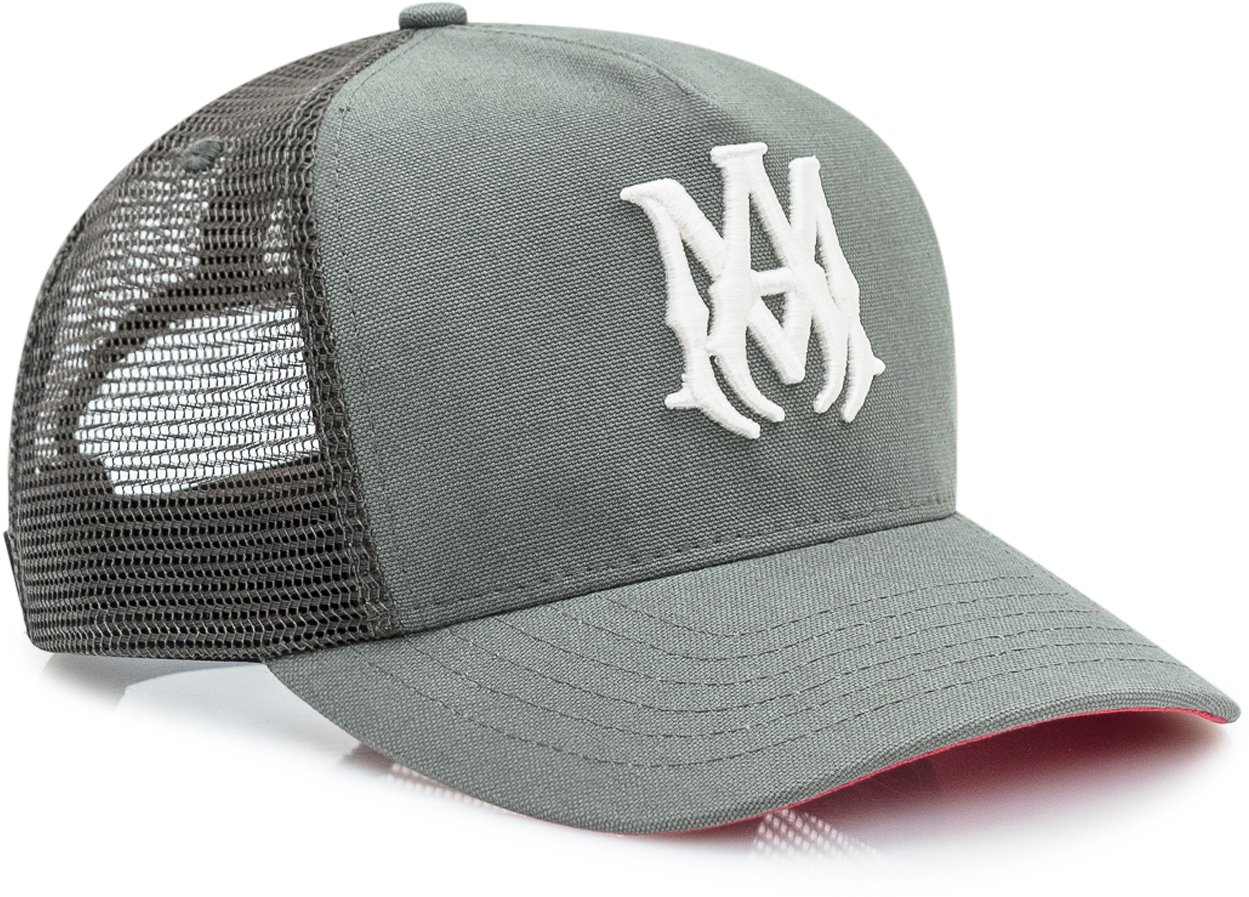Amiri Cappello Trucker MA Donkergrijs