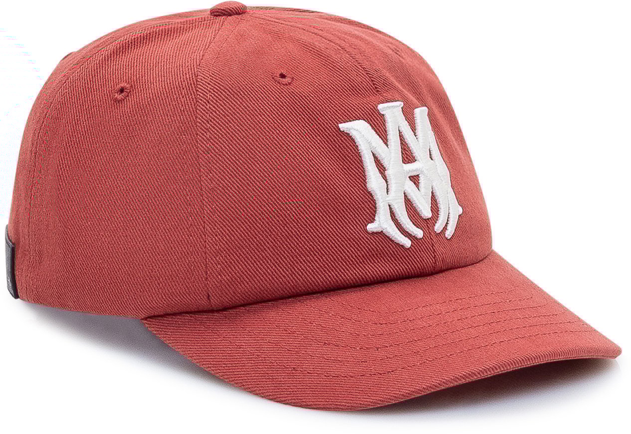 Amiri Cappellino con Ricamo Monogramma Frontale Rood