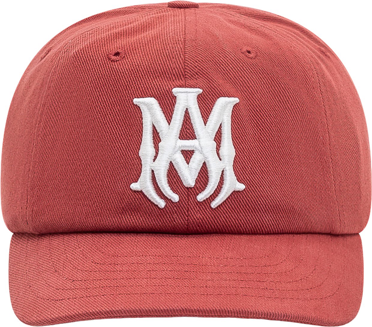 Amiri Cappellino con Ricamo Monogramma Frontale Rood