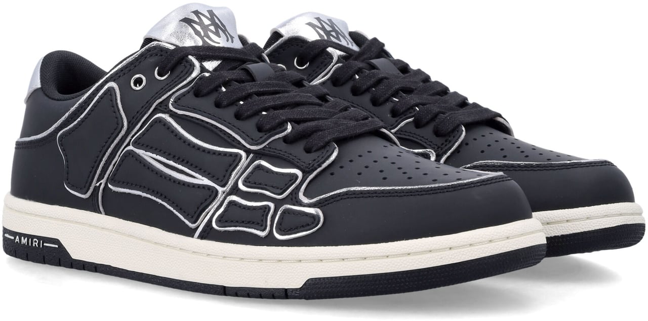 Amiri Amiri Classic Low Silver-Detail Sneakers Zwart