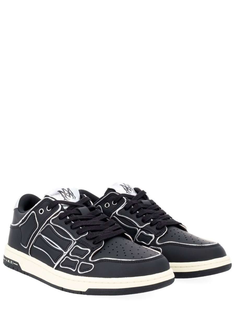 Amiri Skel Top Low Cow Leather Sneakers Zwart