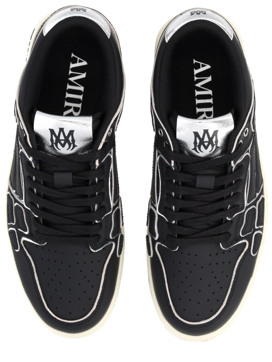 Amiri Skel Top Low Cow Leather Sneakers Zwart