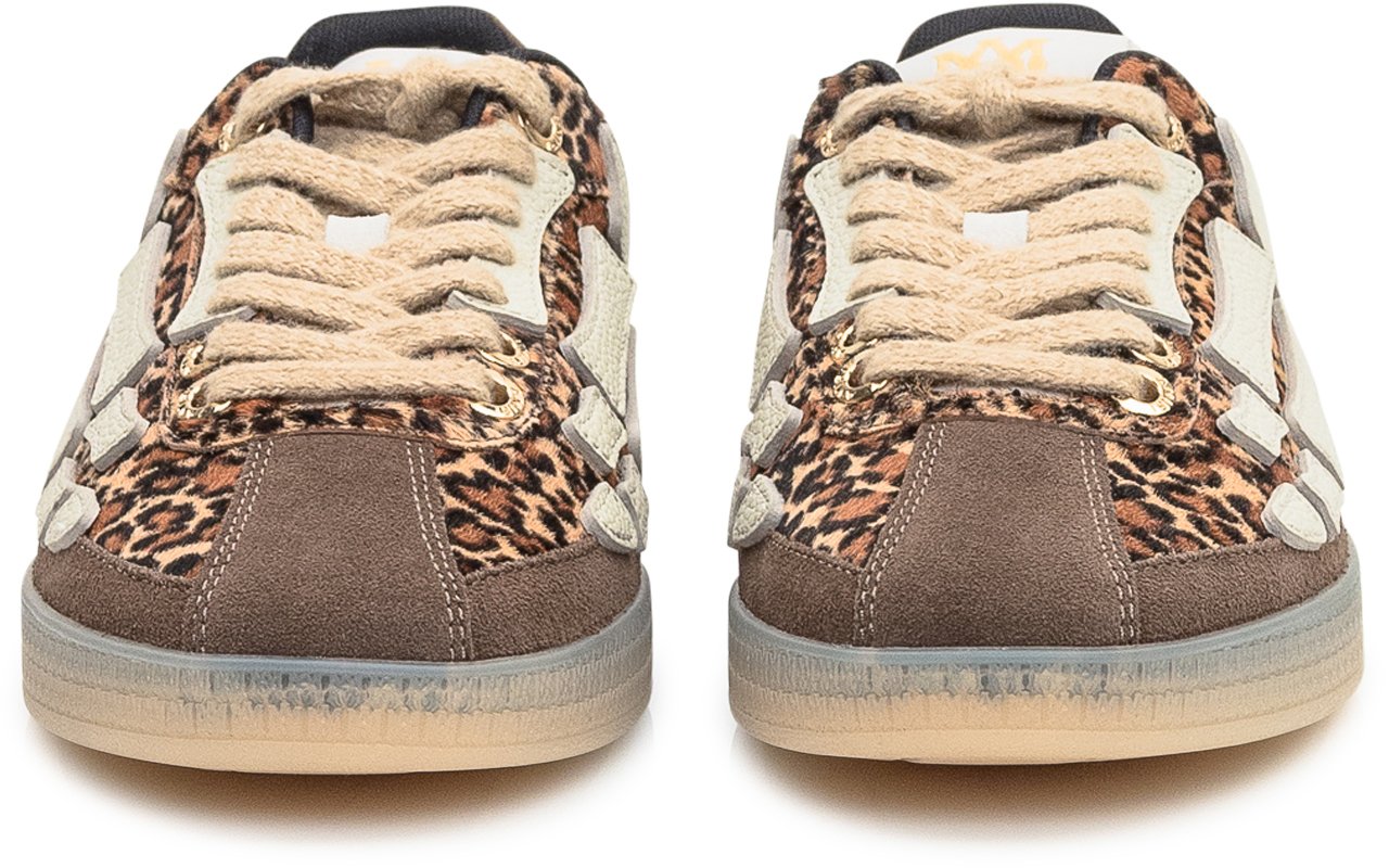 Amiri Sneakers Leopard Pacific Bones Beige