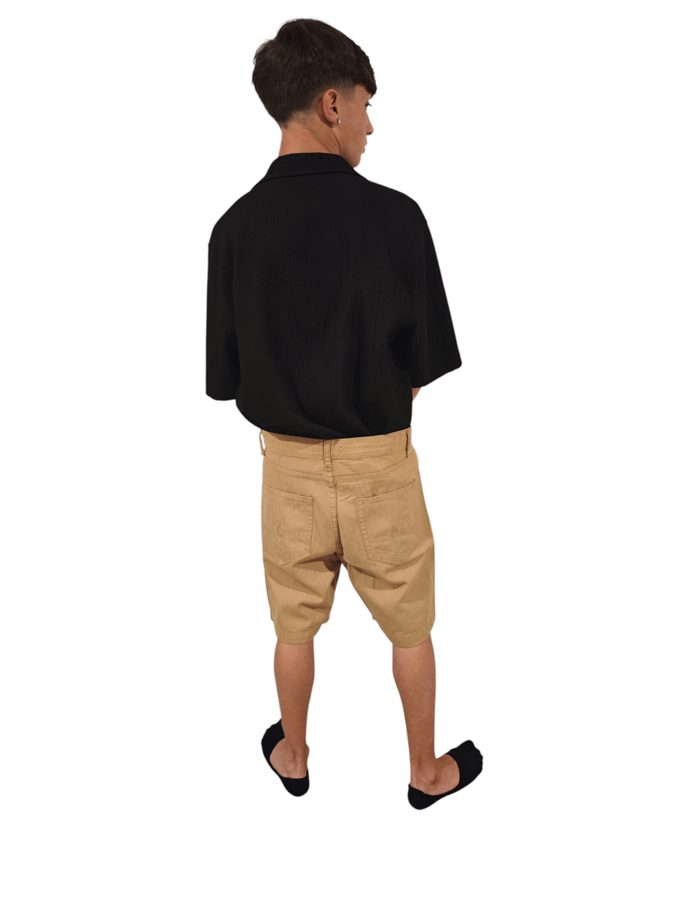 Amiri Knee-Length Bermuda Shorts with Five-Pocket Design and Logo Detail Zwart