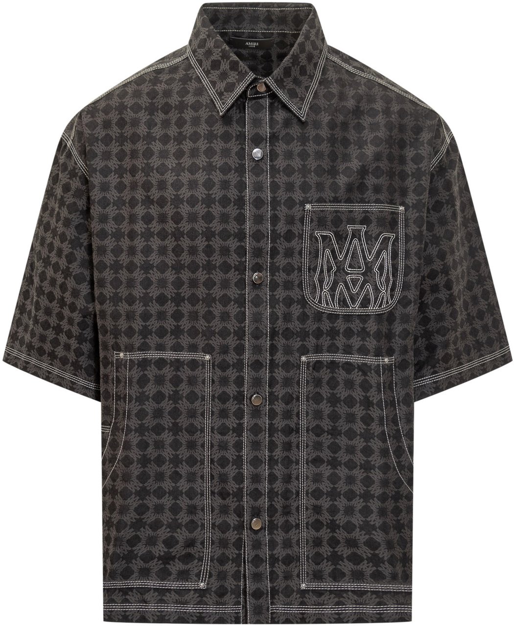 Amiri Camicia Work Amiri Zwart
