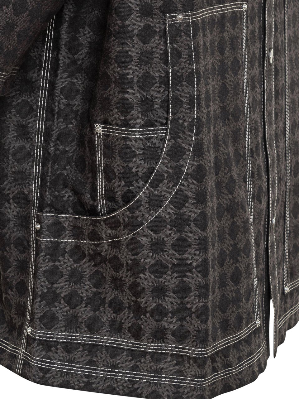 Amiri Camicia Work Amiri Zwart