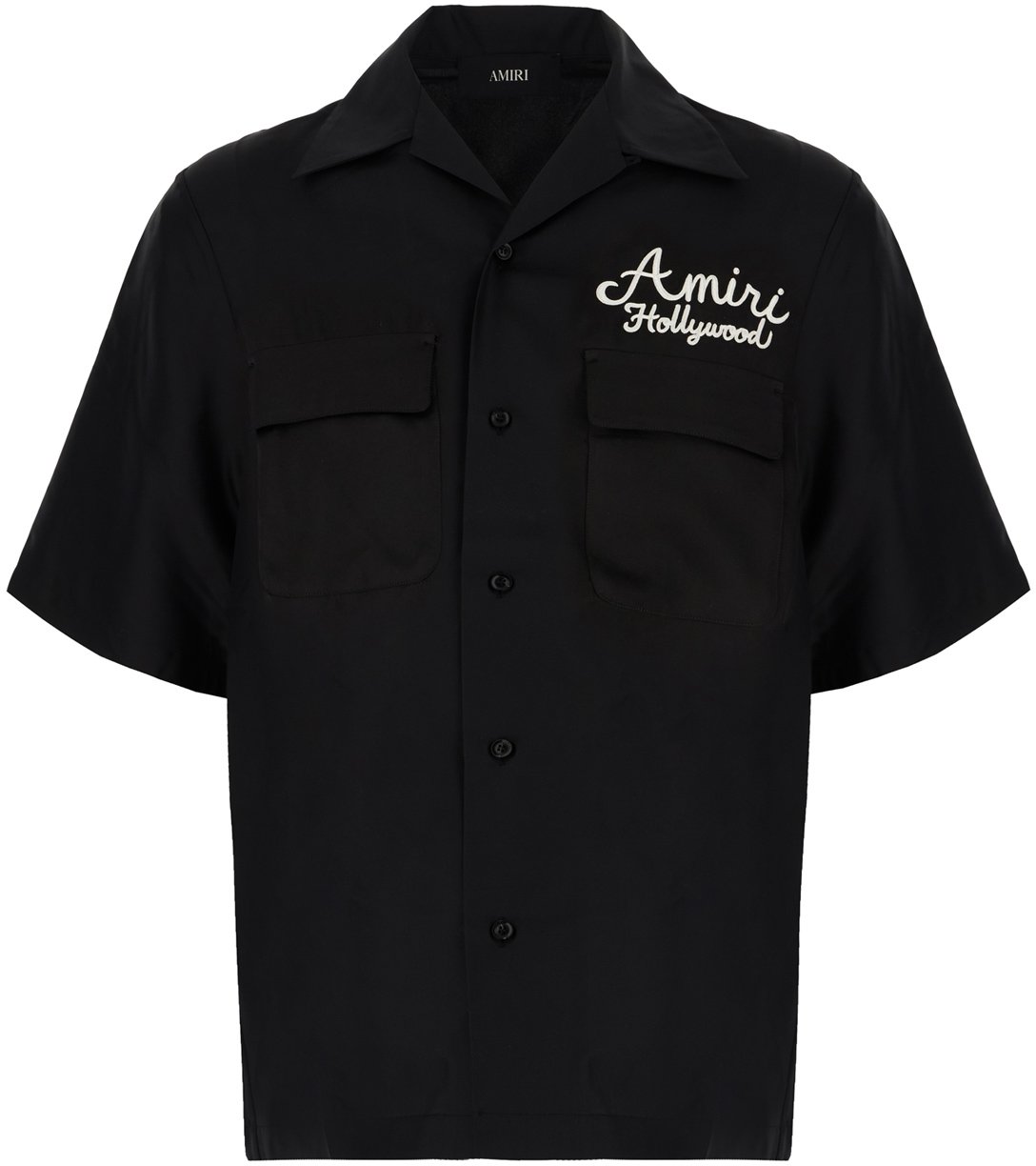 Amiri Amiri Black viscose shirt Zwart