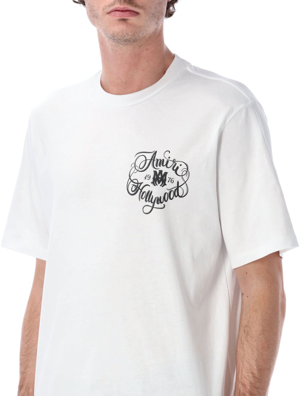 Amiri Hollywood Tee Bianco Wit
