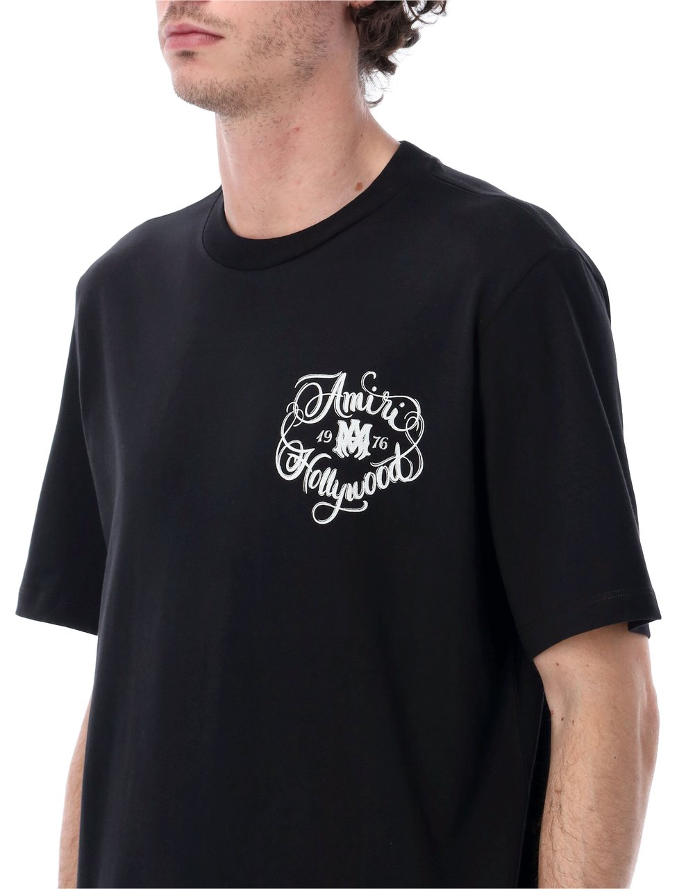 Amiri Amiri Hollywood cotton t-shirt Zwart
