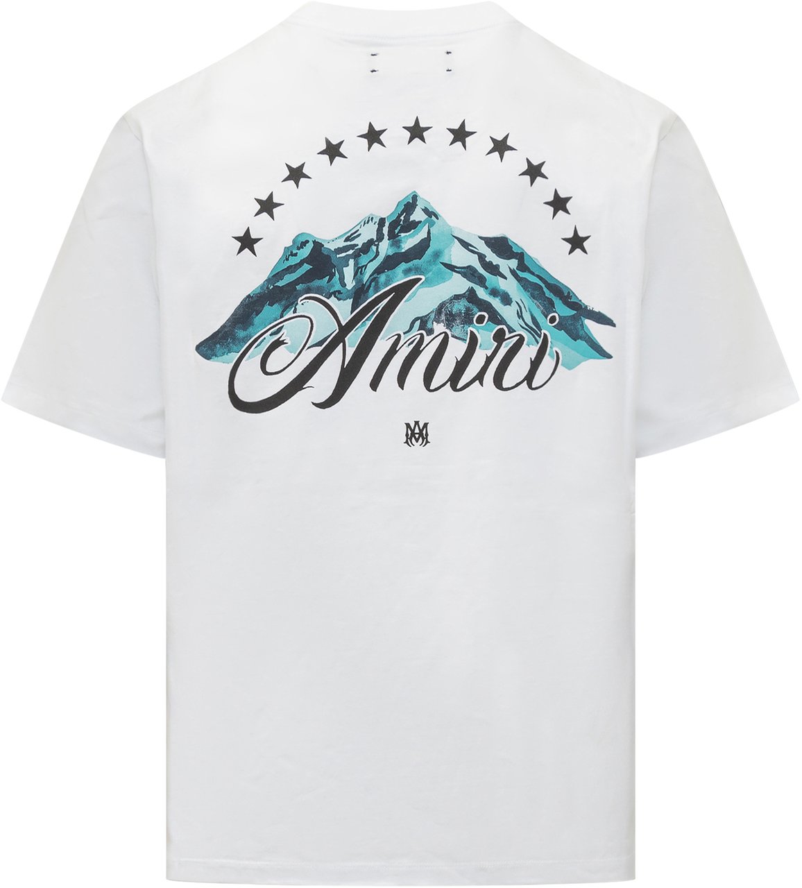 Amiri T-Shirt Logo Ricamato Wit
