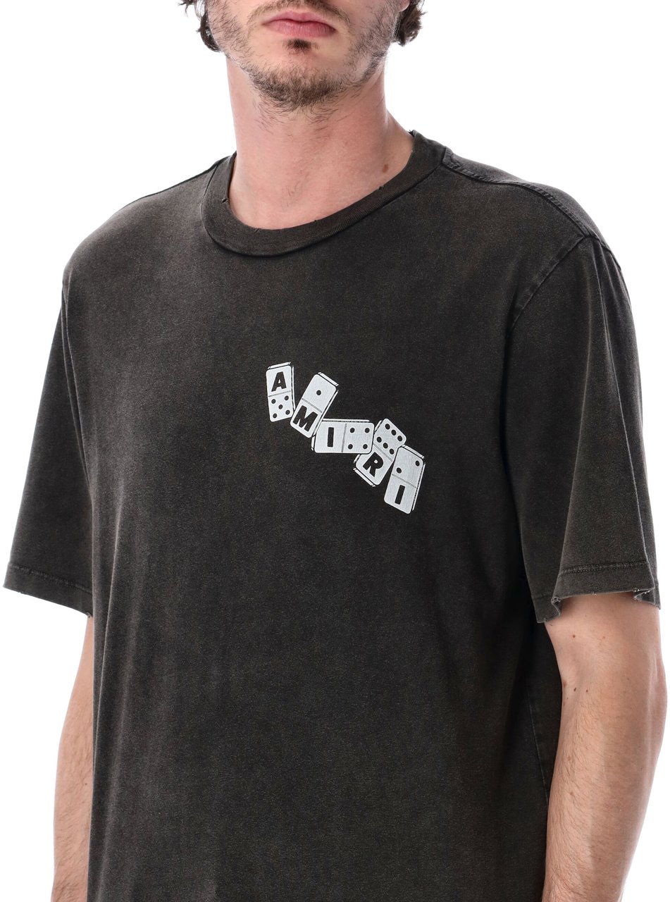Amiri Domino Tee Nero Zwart