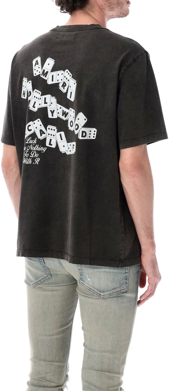 Amiri Domino Tee Nero Zwart