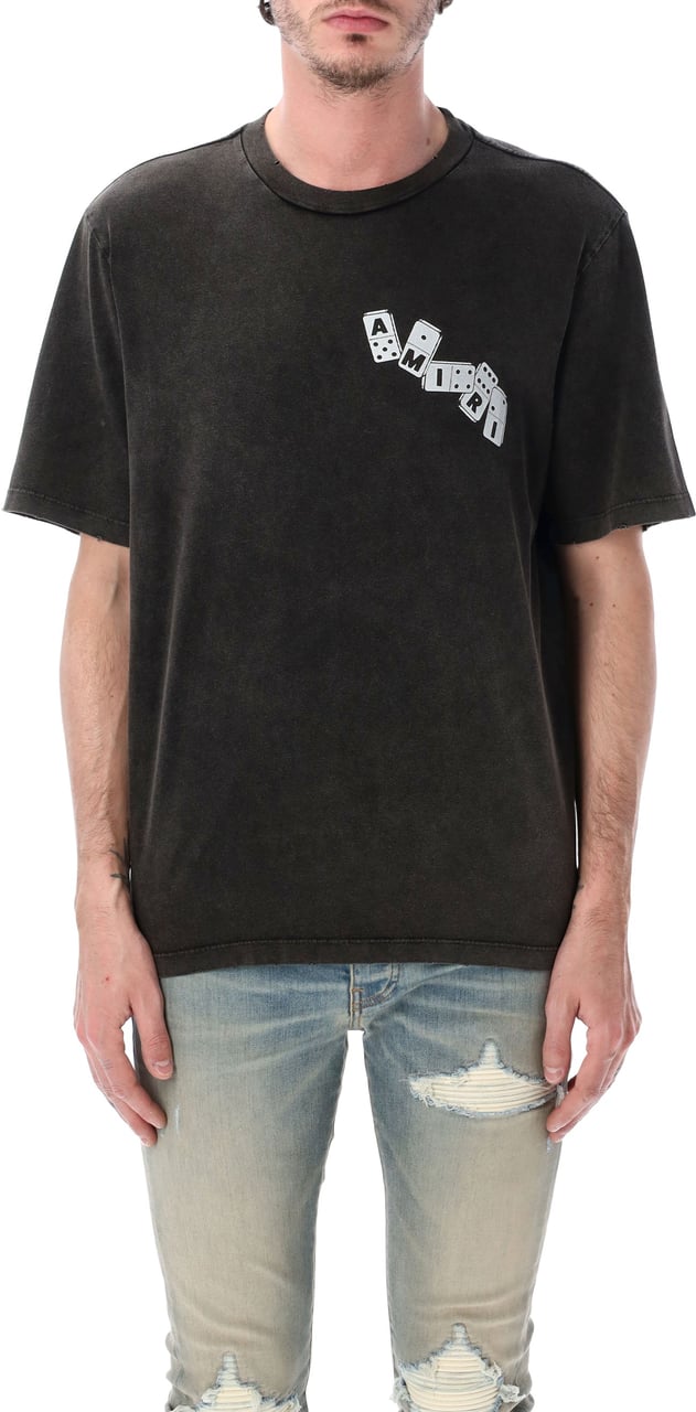 Amiri Domino Tee Nero Zwart