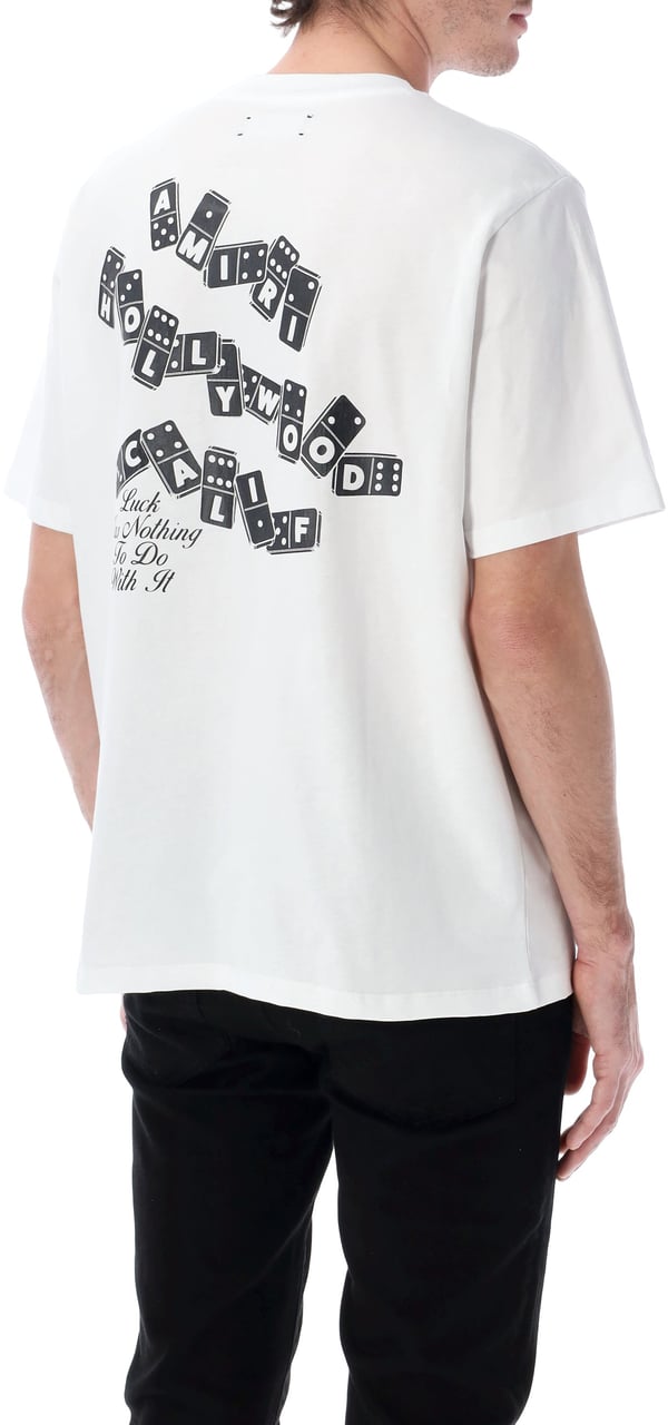 Amiri Domino Tee Bianco Wit