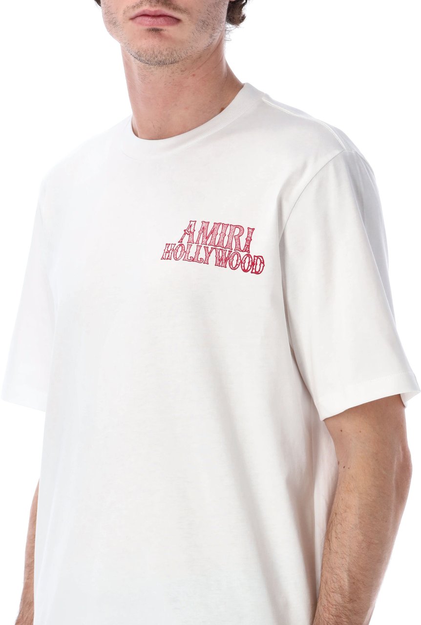 Amiri Hollywood Script Tee Avorio Beige