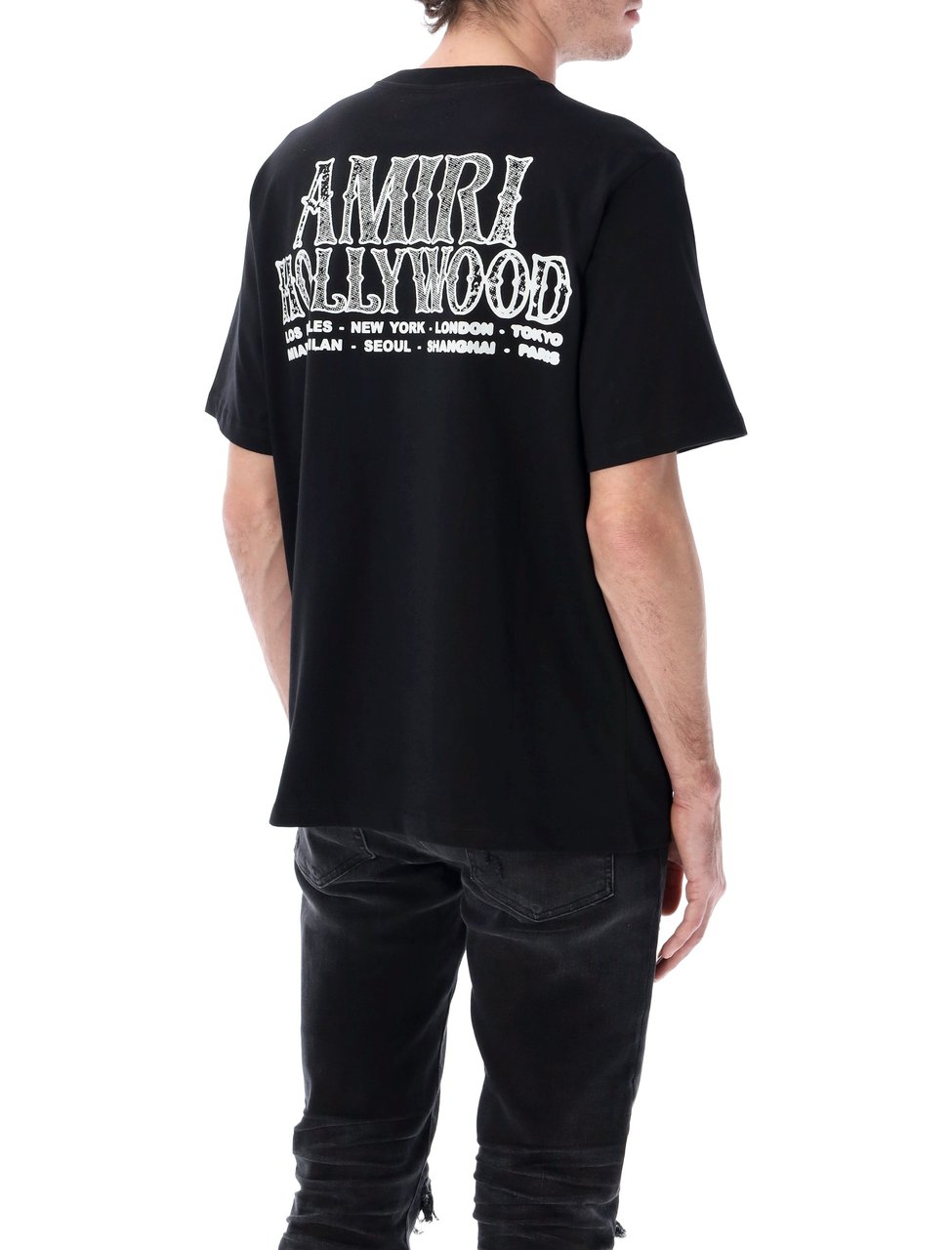 Amiri Amiri Hollywood City Tee Zwart