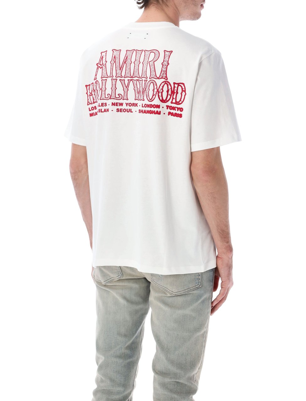 Amiri Amiri Hollywood City Tee Beige