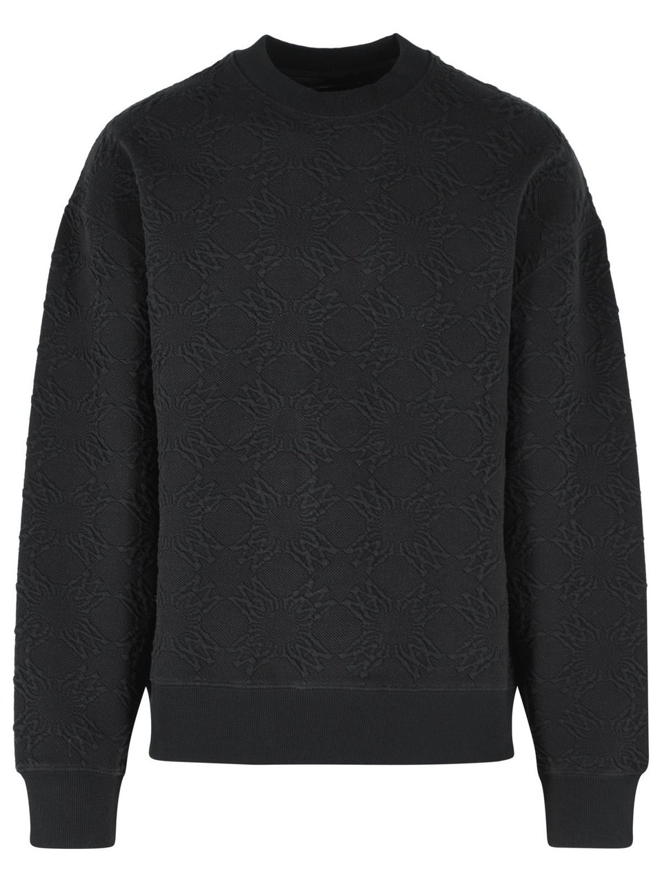 Amiri 'Ma Quad' Black Cotton Blend Sweatshirt Zwart