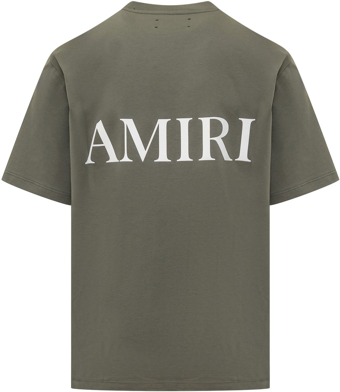 Amiri T-Shirt Logo Grafico Donkergroen