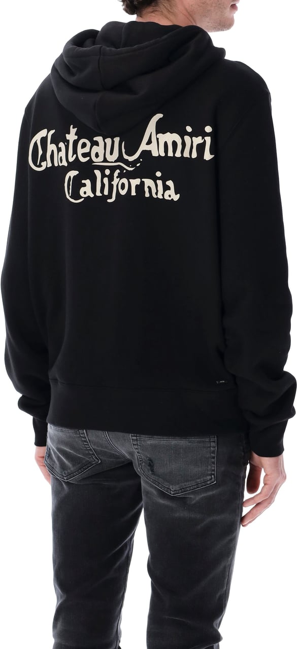 Amiri Ma Chateau Zip Hoodie Nero Zwart