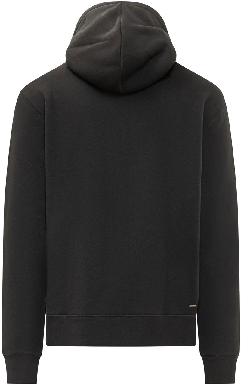 Amiri Felpa con Cappuccio e Logo Zwart