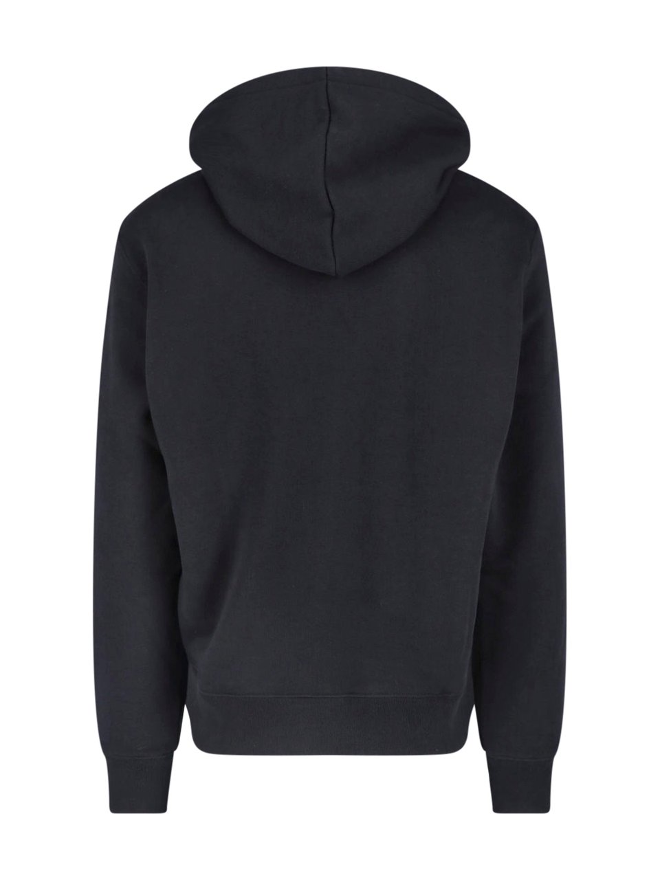 Amiri Black Core Logo Cotton Hooded Sweatshirt Zwart