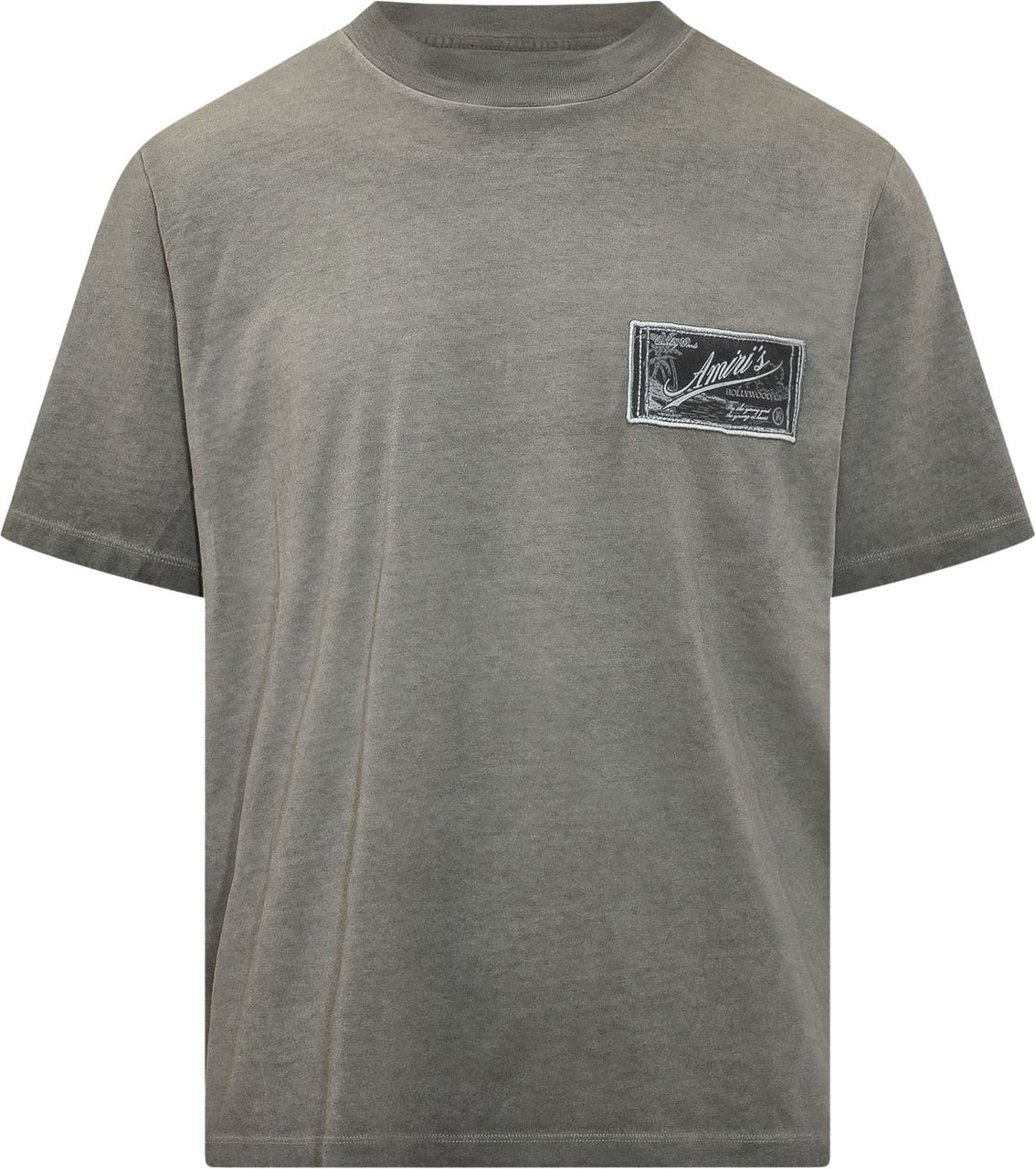 Amiri T-shirt con Patch Grafica Donkergrijs