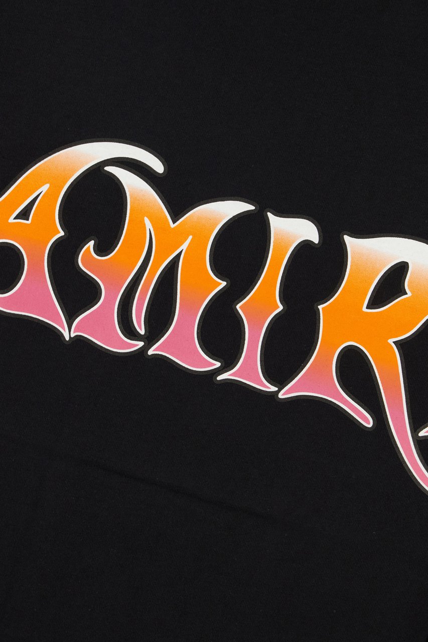 Amiri Black cotton t-shirt Zwart