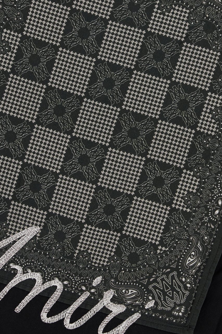 Amiri Black cotton t-shirt Zwart