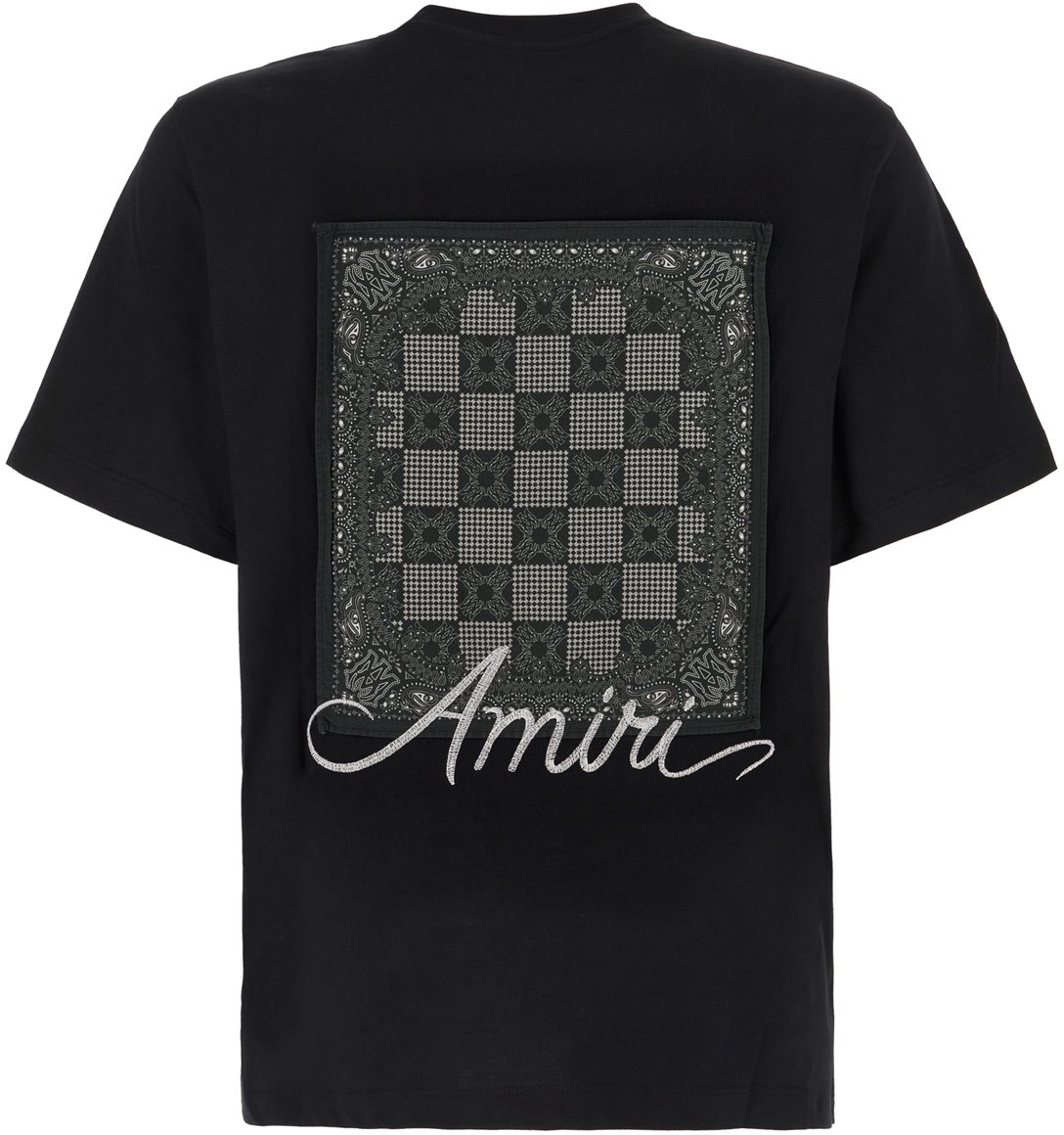 Amiri Black cotton t-shirt Zwart