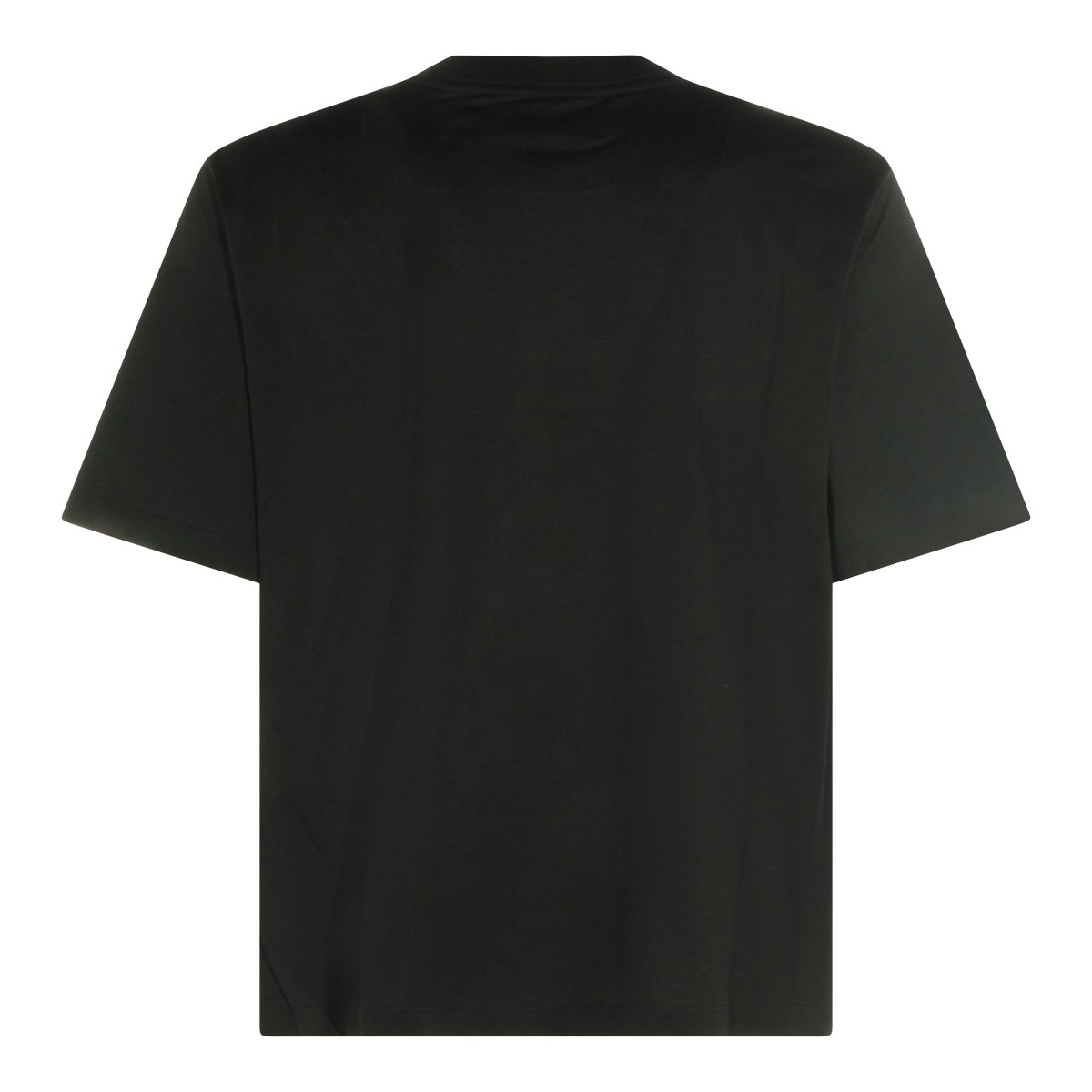 Amiri Black Cotton Logo T-Shirt Zwart