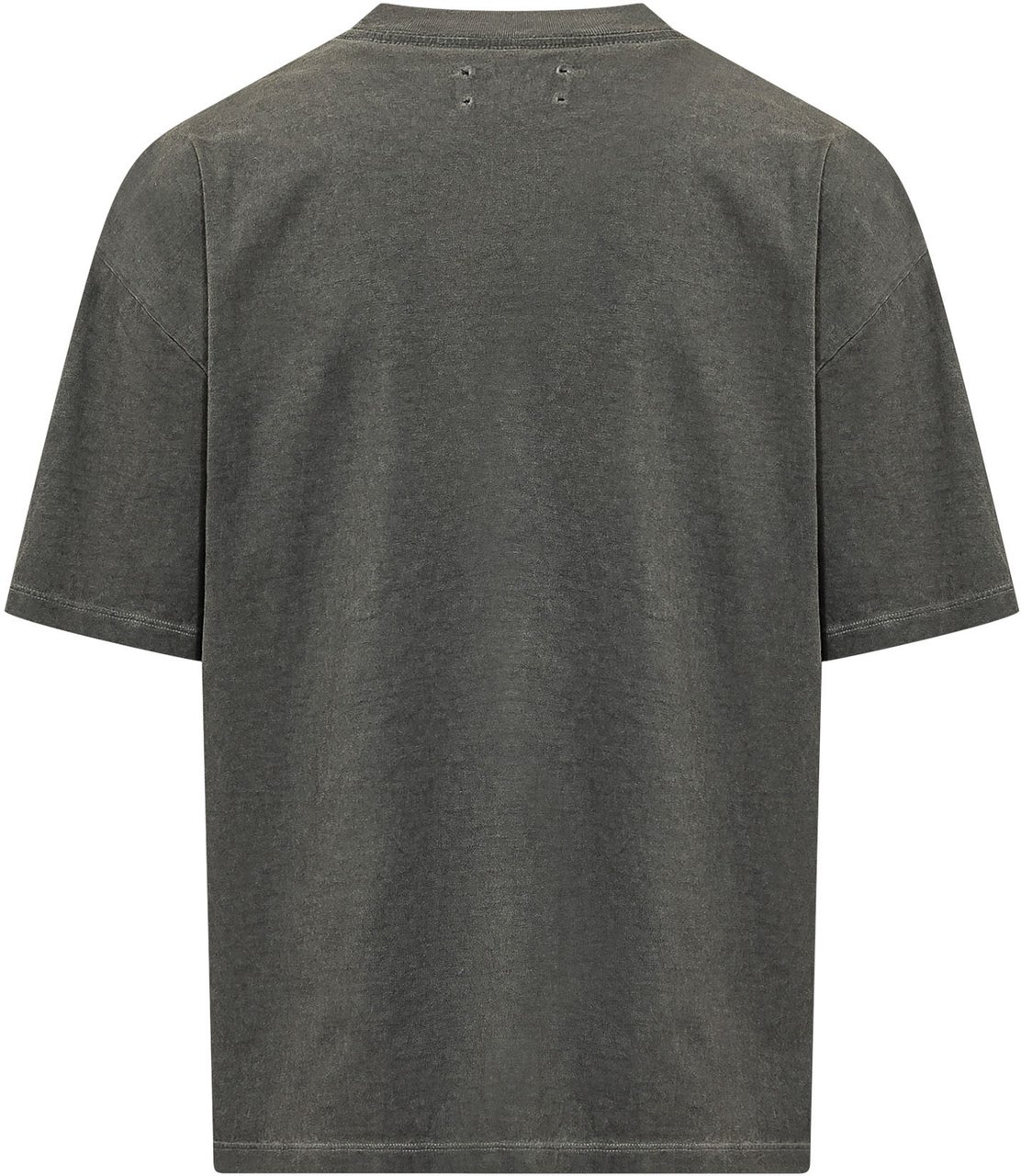 Amiri T-shirt Oversize con Stampa Lettering Donkergrijs