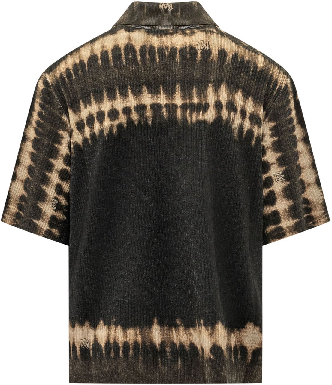 Amiri Camicia Tie Dye con Patch Logo Zwart