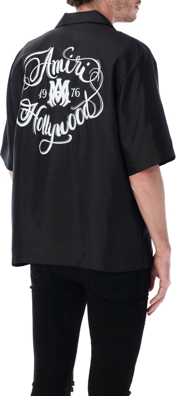 Amiri Hollywood Shirt Nero Zwart