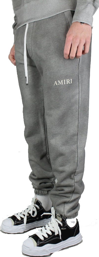 Amiri Amiri Aged Puff Logo Sweatpants 'Grijs' Grijs