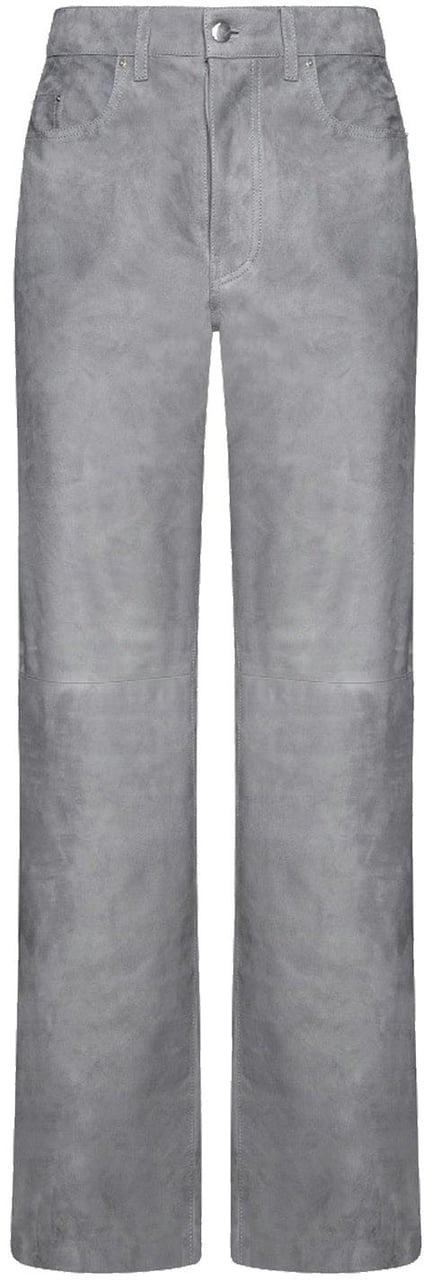 Amiri Amiri Leather Pants Grijs