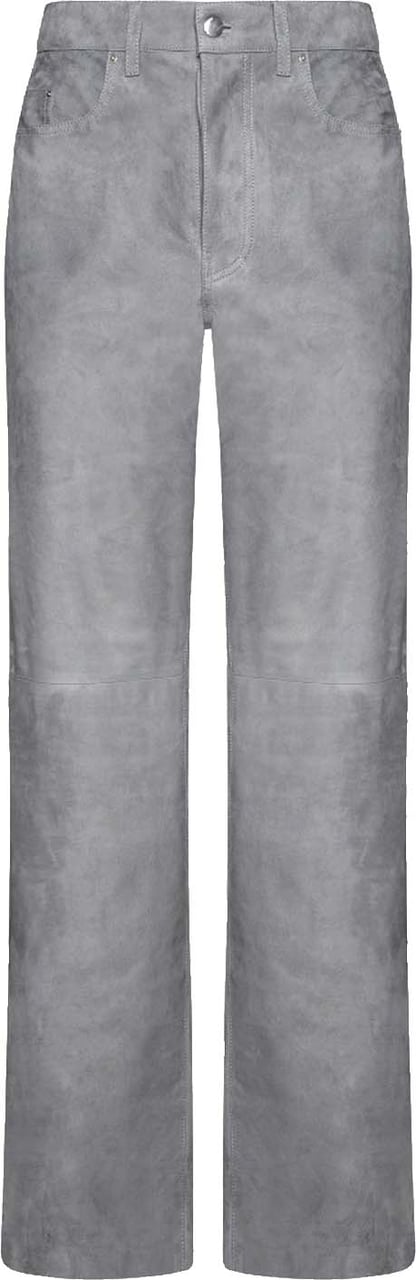 Amiri Leather Pants Grijs