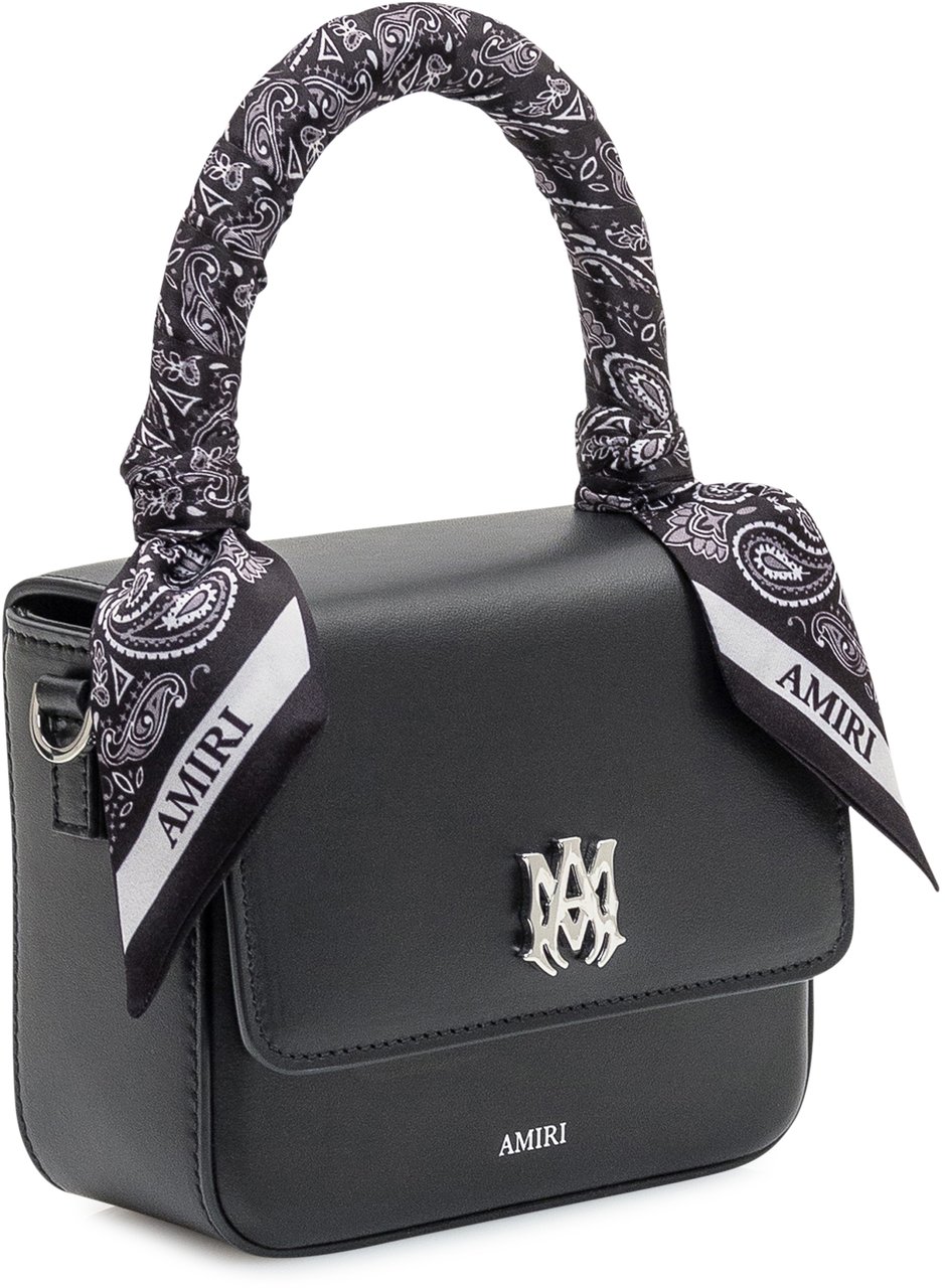 Amiri Borsa Micro MA con Foulard Zwart