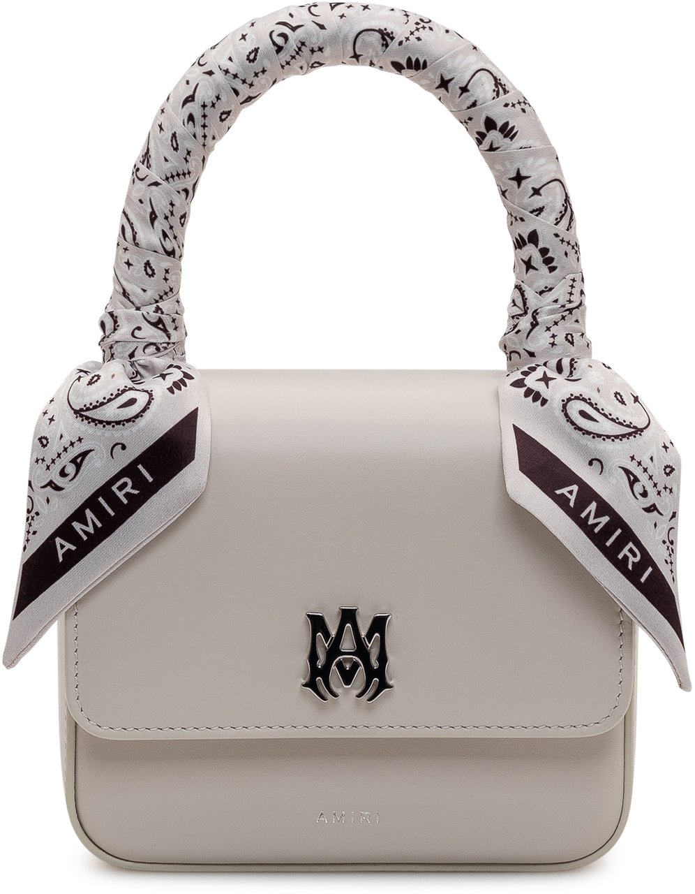 Amiri Borsa Micro con Patta e Manico Avvolto Wit