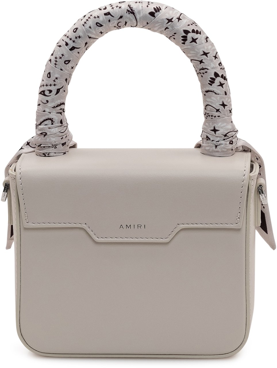 Amiri Borsa Micro con Patta e Manico Avvolto Wit