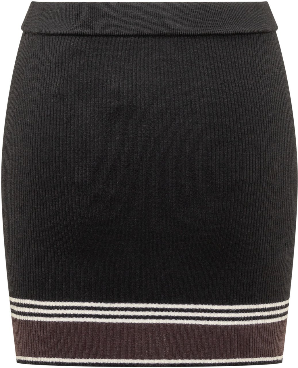 Amiri Gonna Mini a Coste Zwart