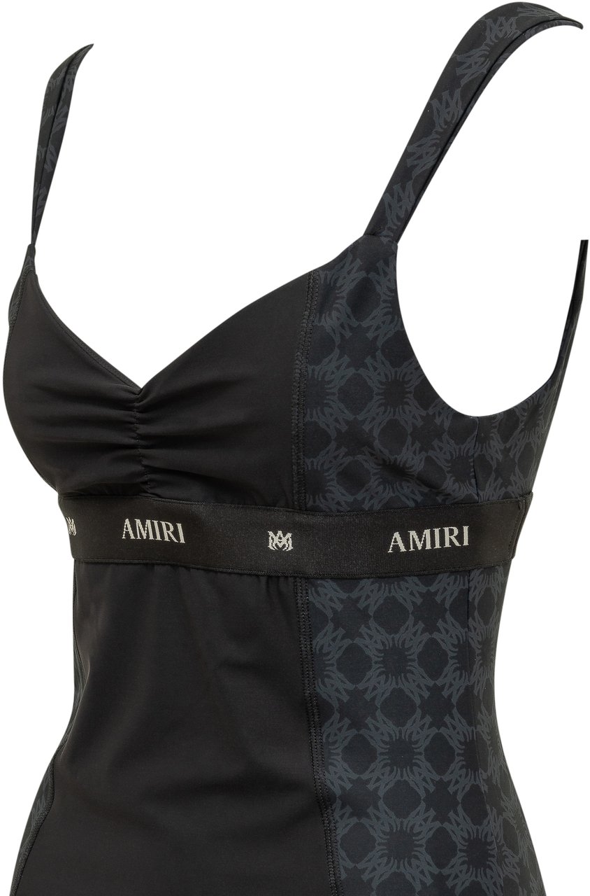 Amiri MA QUAD MINI DRESS Zwart