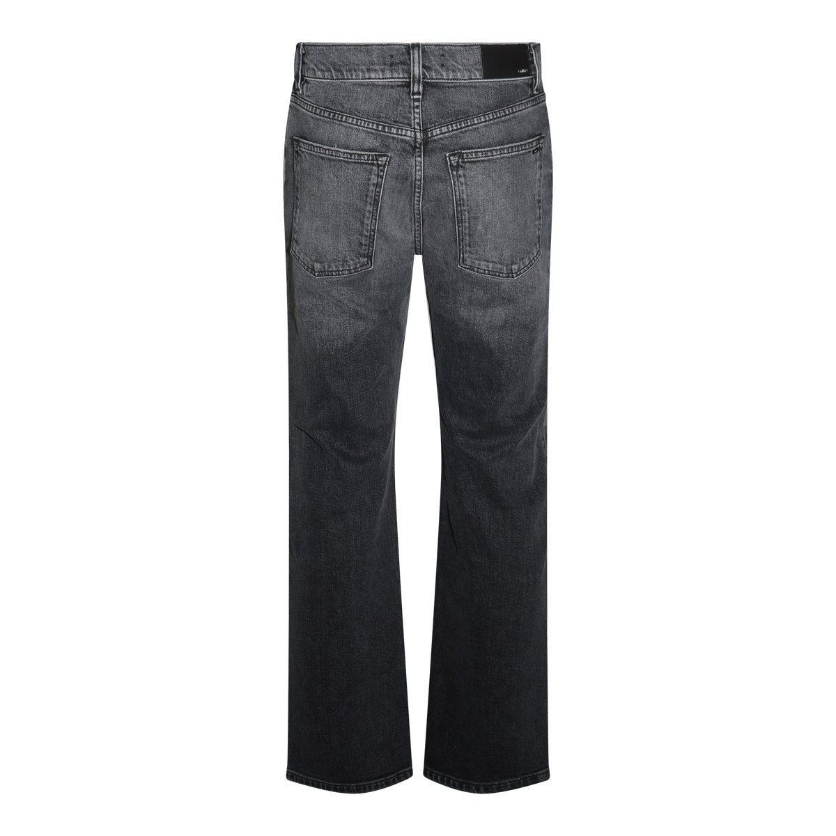 Amiri Grey Cotton Denim Jeans with Classic Five-Pocket Design Grijs