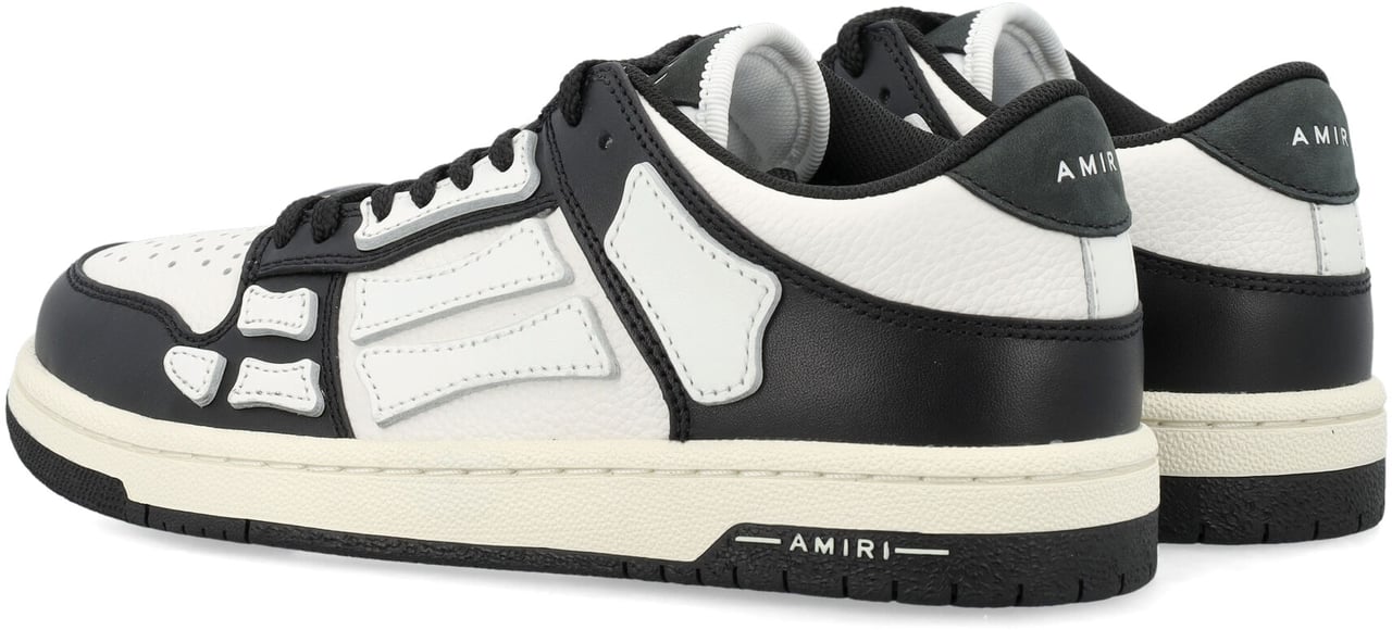 Amiri Skel Top Low Black White Bones Divers