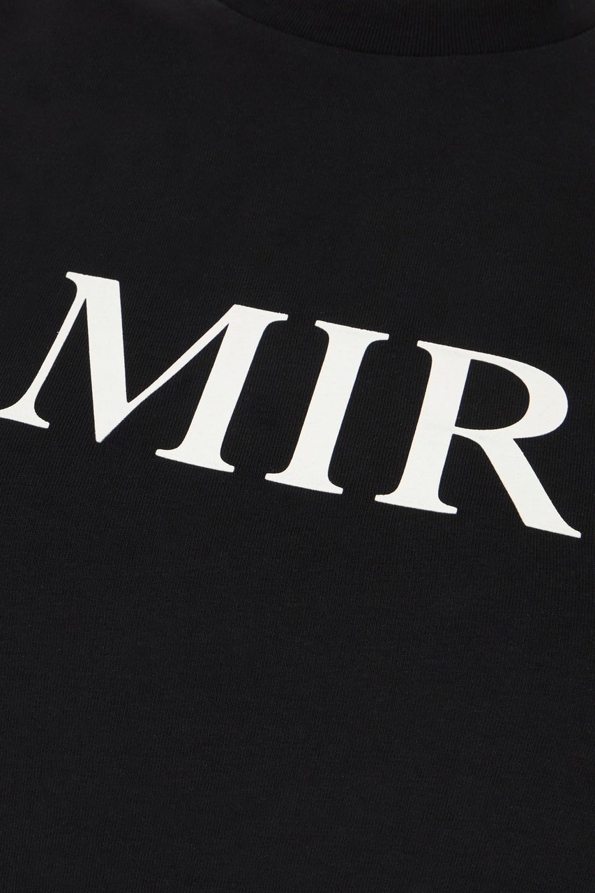 Amiri Amiri Black cotton t-shirt Zwart