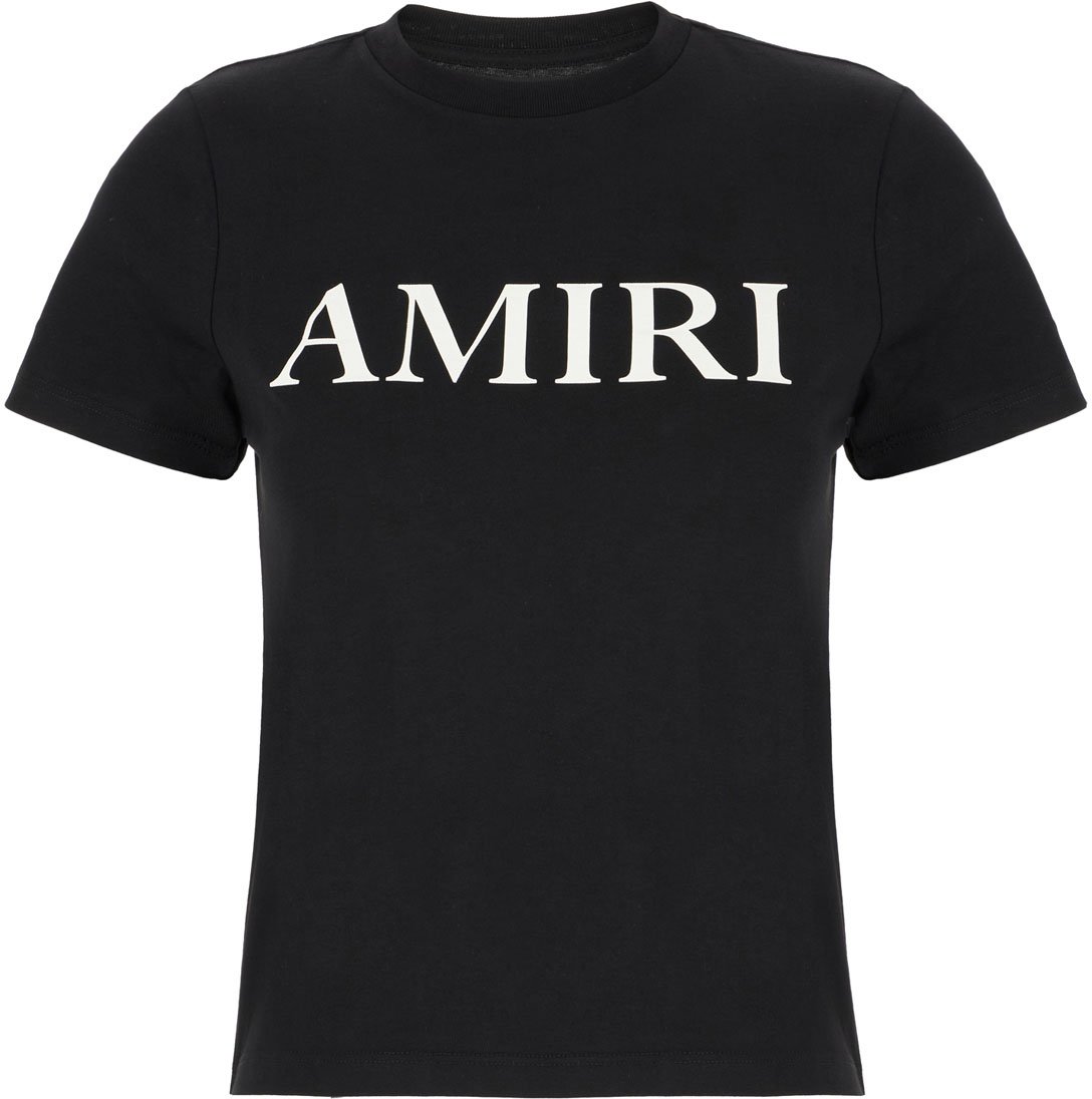 Amiri Amiri Black cotton t-shirt Zwart