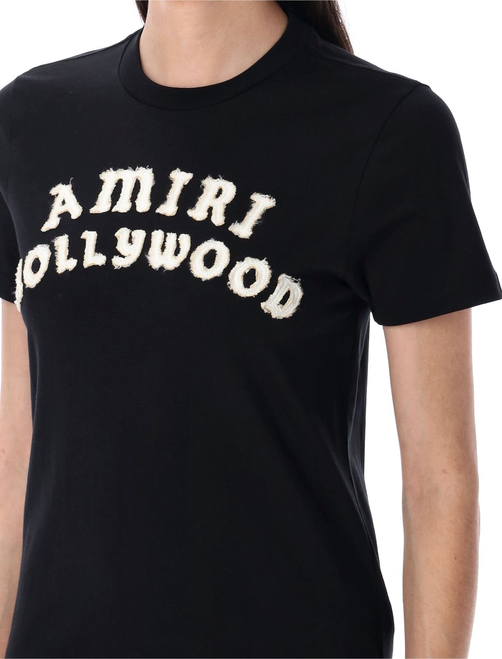 Amiri Tshirt Hollywood Nero Zwart