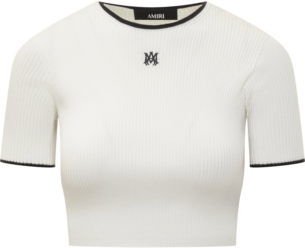 Amiri Baby Tee Logo Ricamato Wit