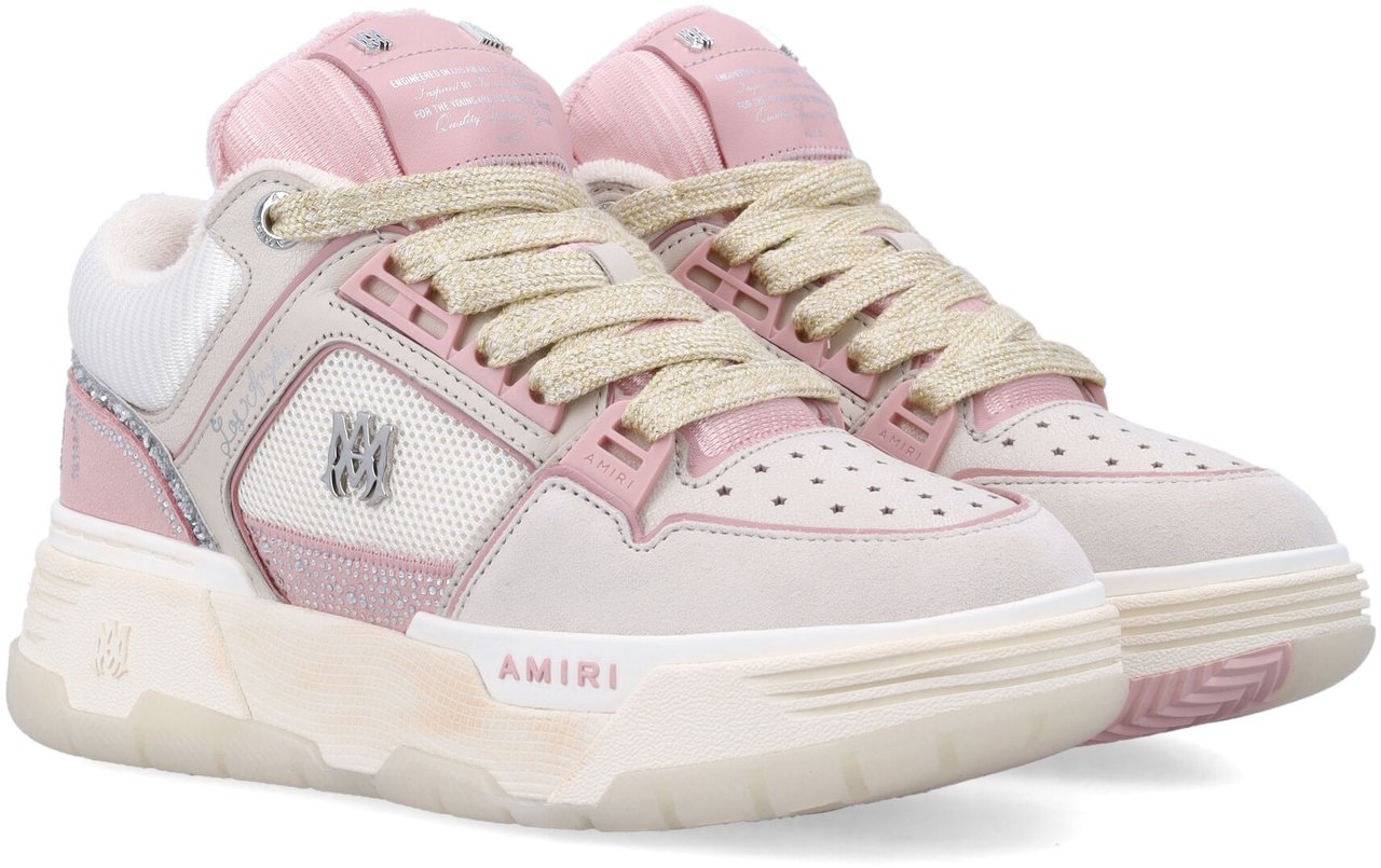 Amiri Ma-1 Crystal Pale Pink Roze